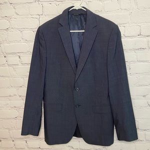 Simon Spurr Blue Long Sleeve Blazer with Pockets